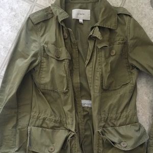 Jcrew Green Utility Jacket